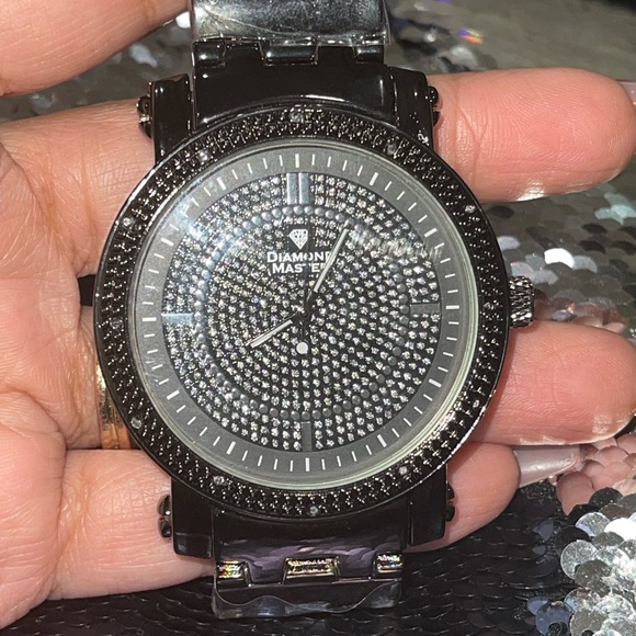 Real diamond watch for men huge sale best gift for all occasions real diamonds! - Picture 6 of 12